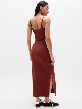 Athleta Transcend Maxi Dress Rust XXS
